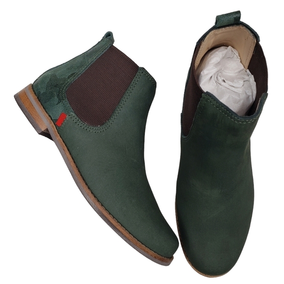 Marc JosephNIB Webster Bootie Emerald Nubuck Leather Pull On Boots Boy's 1